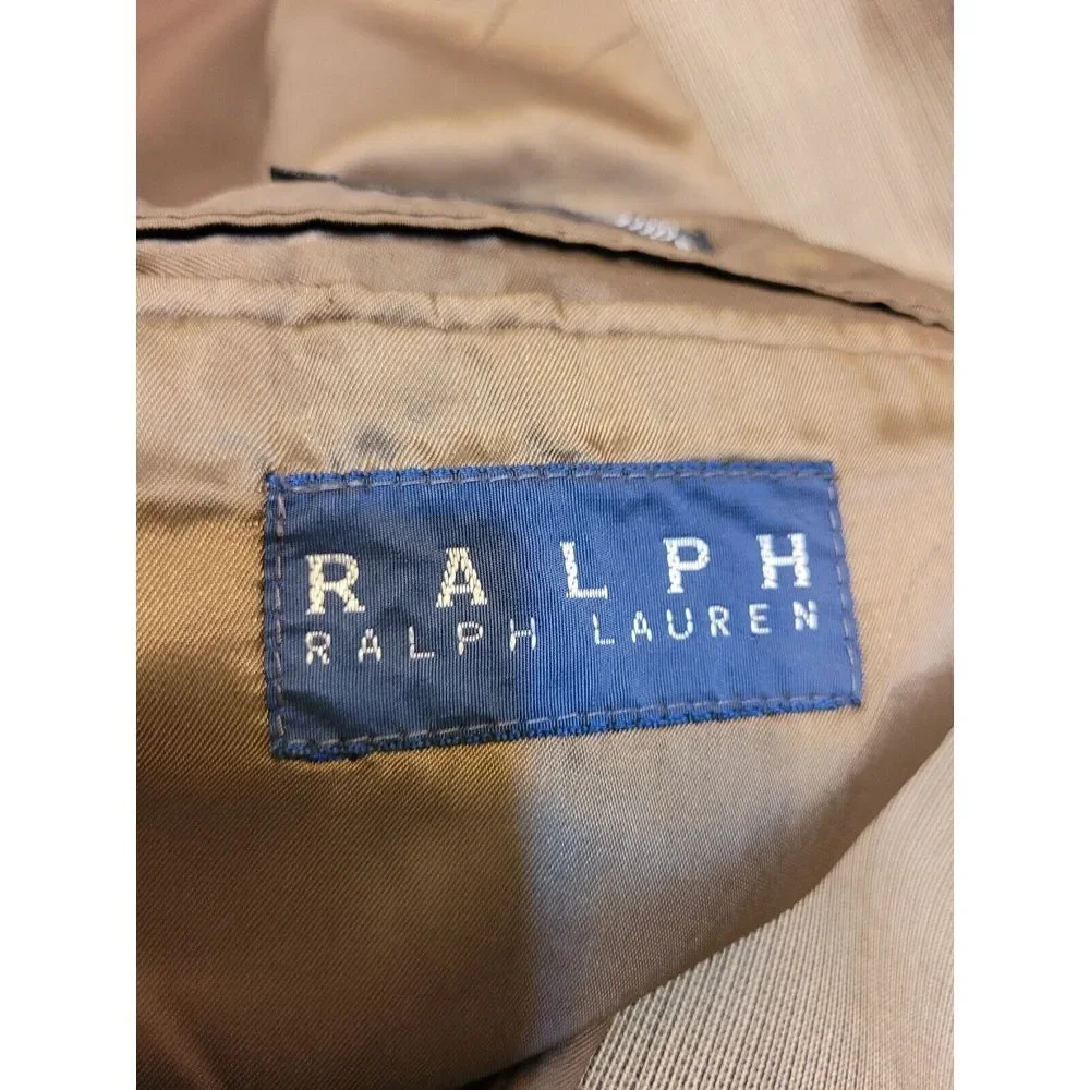 Ralph, Ralph Lauren mens suit jacket, brown,‎ small check 44